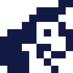 Pixel-art picture revealed by Nonocross Level 59: Unicorn